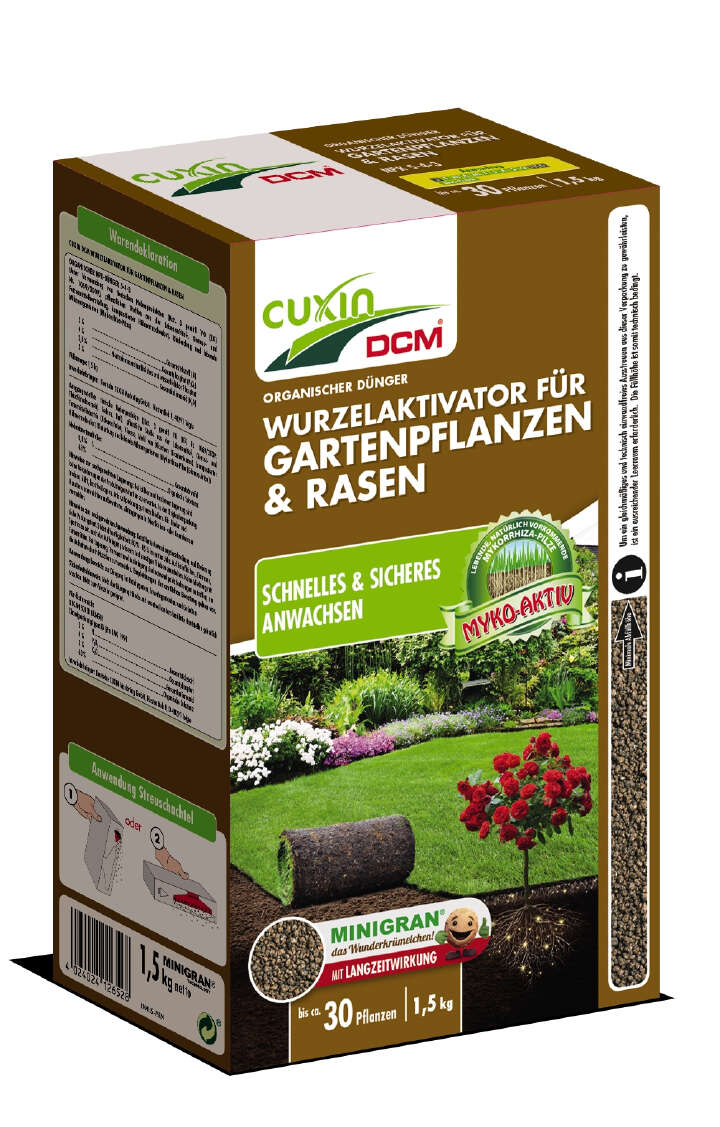 CUXIN DCM Wurzelaktivator Gartenpflanzen+Rasen